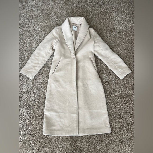 Abercrombie and Fitch Wool Blend Top Coat - Picture 2 of 4